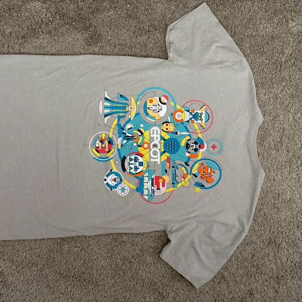 New Epcot Reimagined Disney Parks T-Shirt Size Small Unisex - Picture 5 of 5